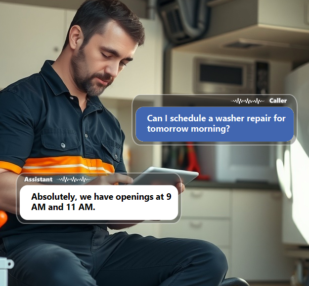 Scheduling repair visits should not depend on callbacks and voicemails. Let customers...