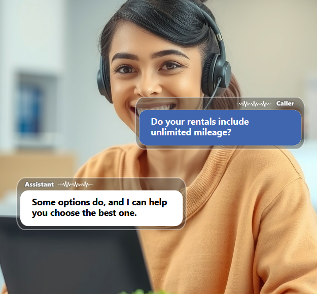 Callers ask about availability, insurance, mileage, deposits, and pickup rules before they...