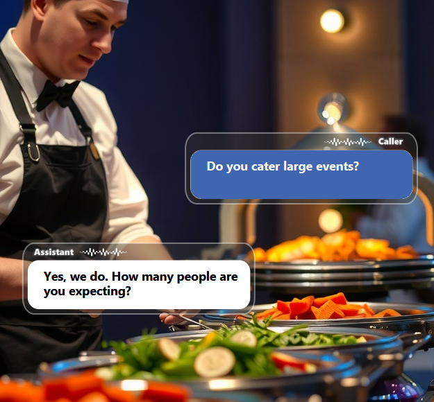 Every catering call could be the start of a wedding, corporate event,...