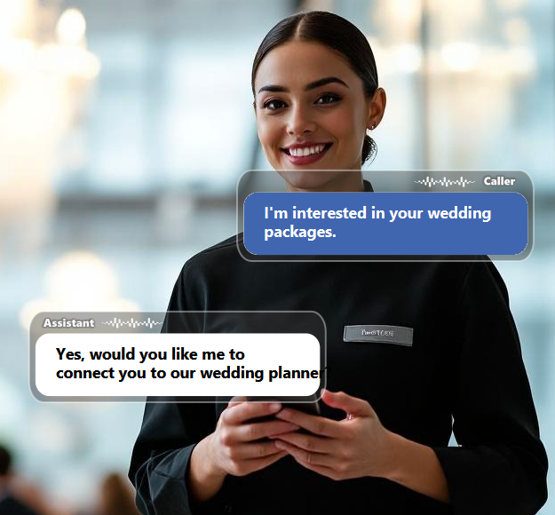 Not every catering call needs the same person. AI can identify whether...