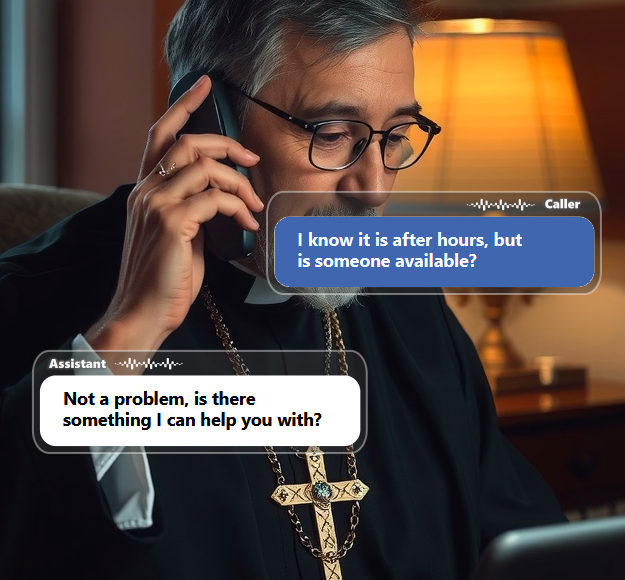 Community needs do not follow a schedule. AI allows your church to...