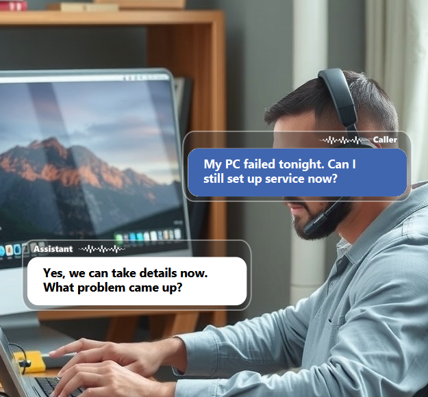 Tech problems do not respect business hours, and many people call after...