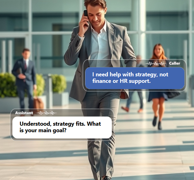 Consulting calls may involve operations, technology, finance, HR, marketing, or other specialized...