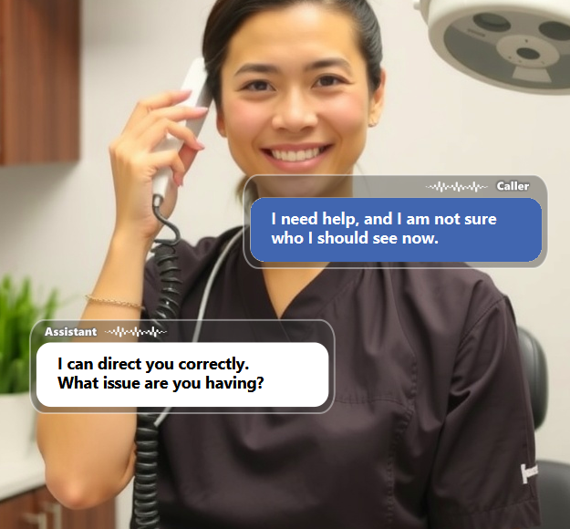 A dental office receives many different types of calls, from new patients...