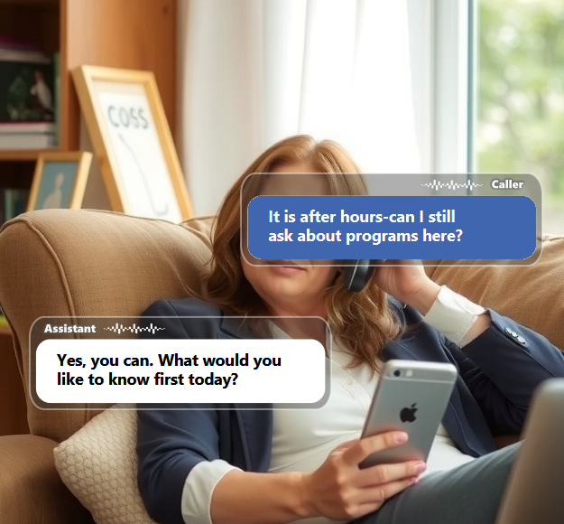 Learners and parents often call outside standard office hours, especially in the...