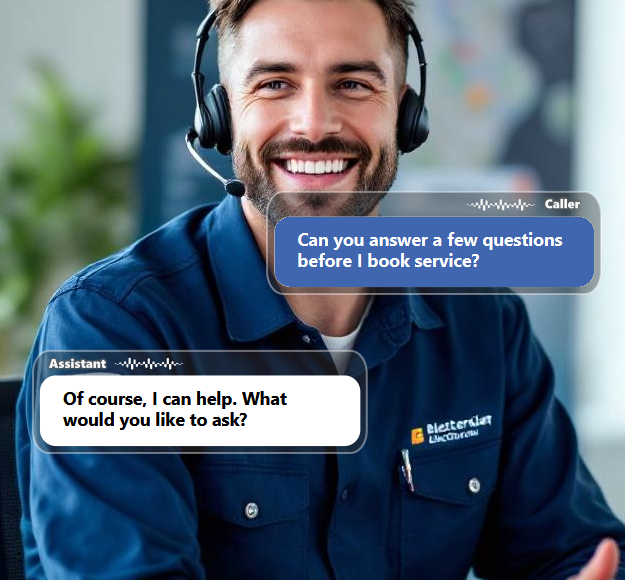 Callers often want immediate answers about availability, service areas, estimates, emergency response,...