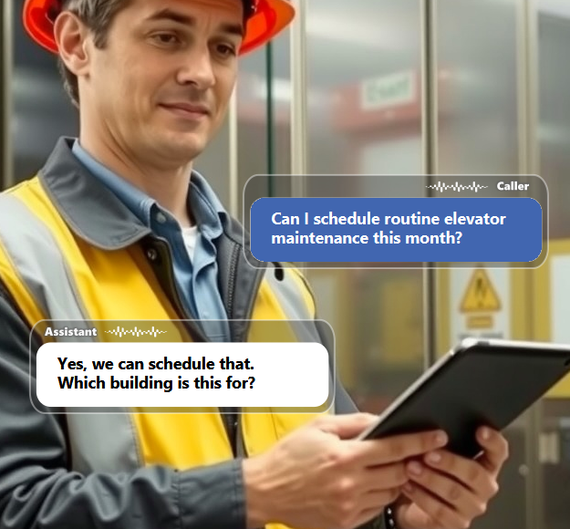 Scheduling elevator maintenance often involves coordinating building access, equipment details, site contacts,...