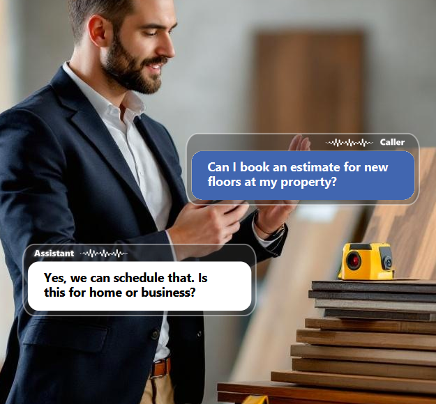 Fast estimate scheduling helps flooring companies win work before shoppers move on....