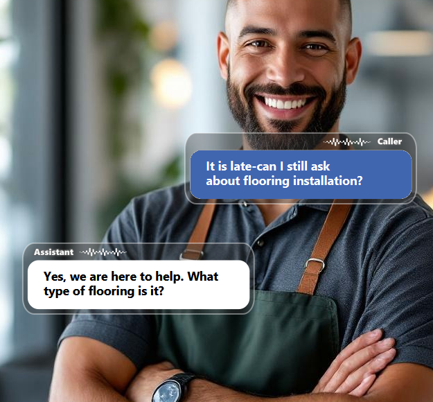 Many flooring inquiries come in after work hours, when homeowners finally have...