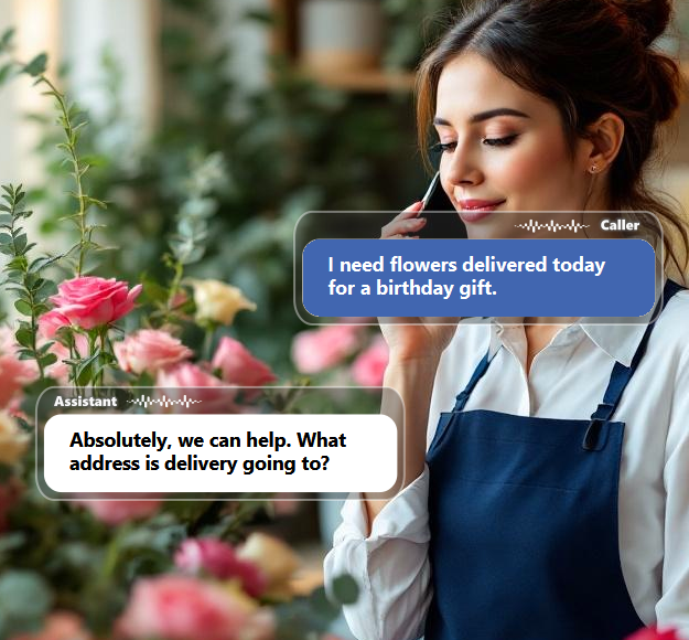 When customers call to order flowers, timing matters. An AI receptionist helps...