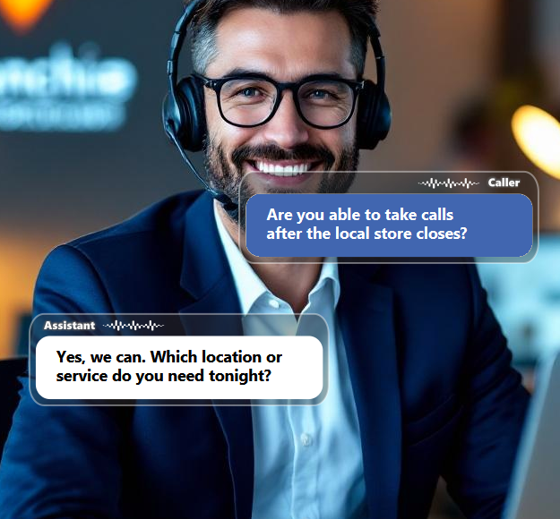 Customers may call before opening, after closing, or outside peak staffing hours....
