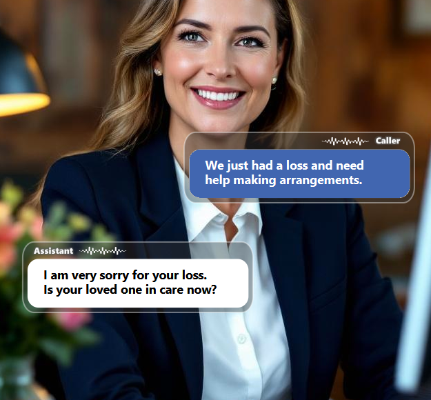 Calls to a funeral home are often urgent and deeply emotional. An...