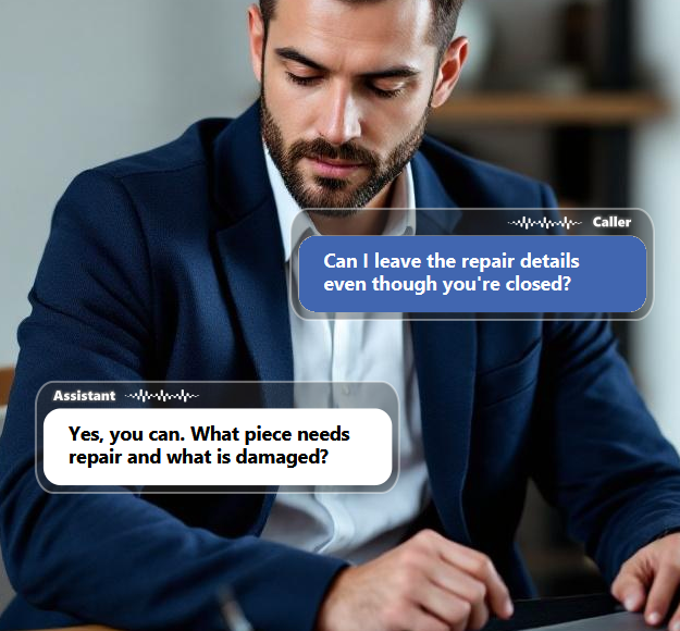 Customers may call after work, on weekends, or while you are in...