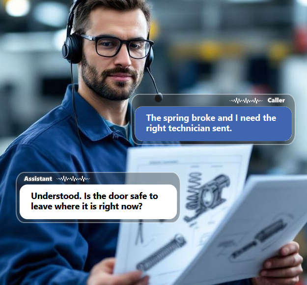 Not every garage door call belongs in the same queue. AI can...