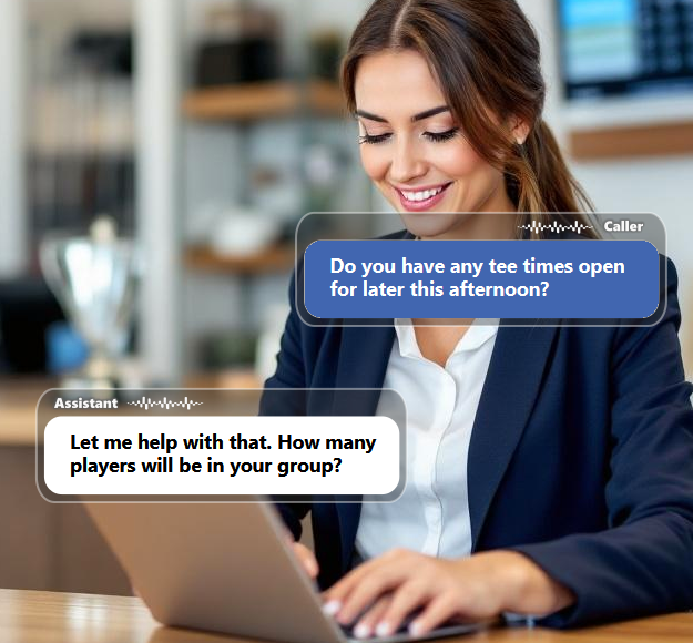 Golfers want a simple, fast booking experience. AI phone handling can gather...