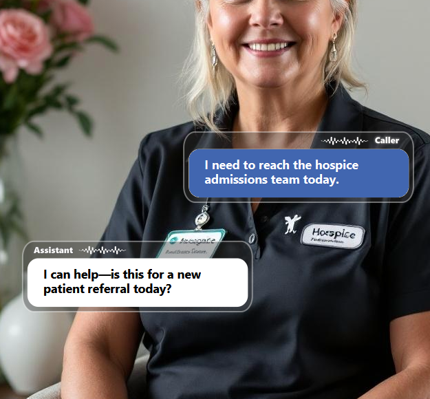 Hospice organizations receive a mix of calls from family members, facilities, referral...