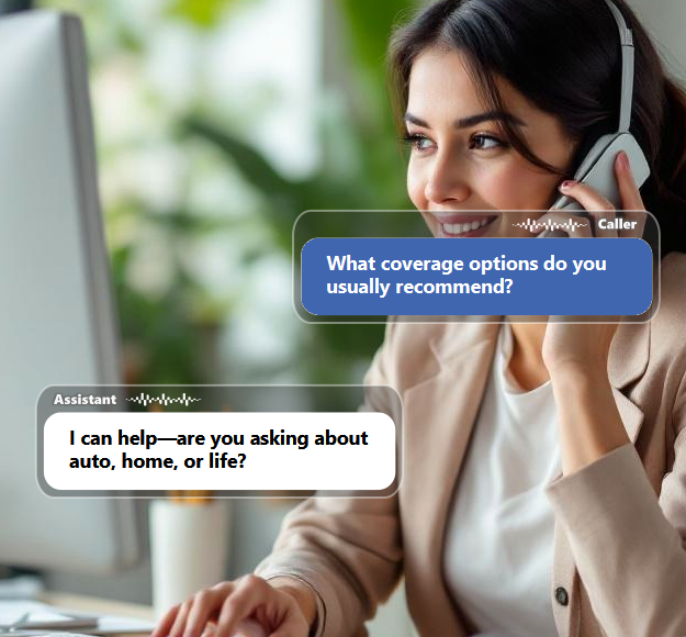 Insurance callers often have important questions before they are ready to buy...