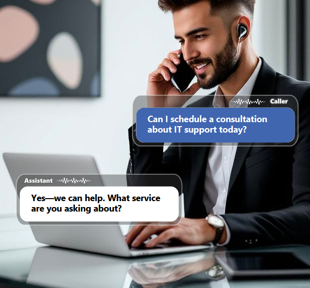 When a prospect is ready to talk, quick scheduling helps keep momentum...