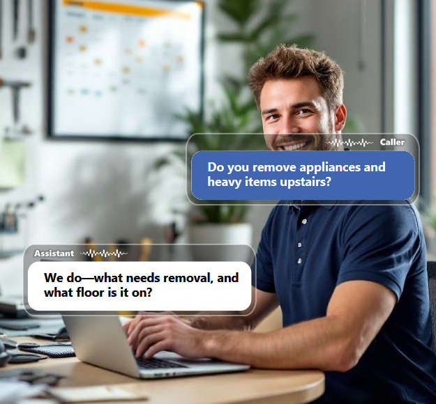 Many callers have quick questions before they book, such as what items...