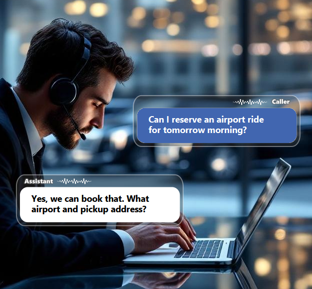 When a customer needs airport service, wedding transportation, corporate travel, or a...