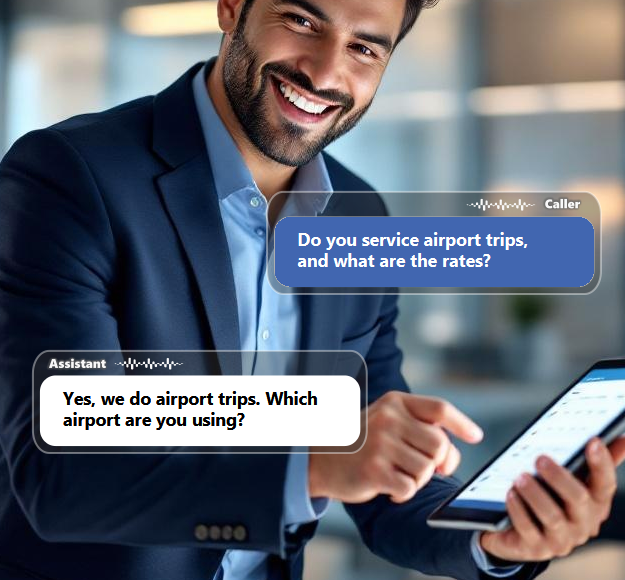 Customers often call with the same pre-booking questions about pricing, vehicle options,...