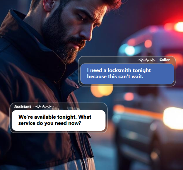 Lockouts and security issues happen around the clock, not just during business...