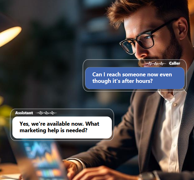 Potential clients do not always reach out during business hours, especially business...
