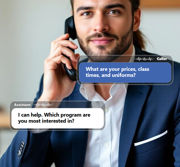 Prospective students and parents usually have questions before they commit, including class...