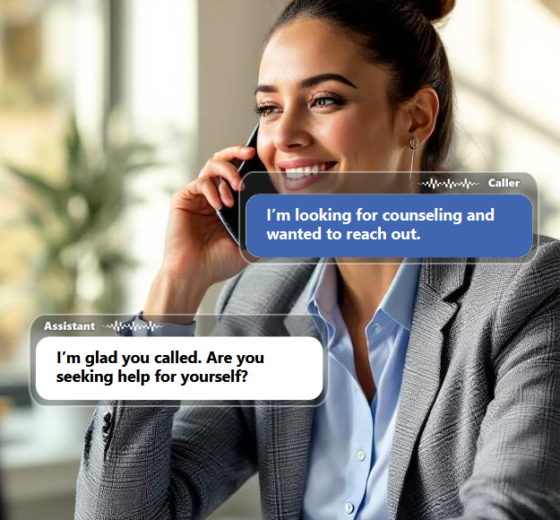 When someone reaches out for counseling or support, the first response matters....