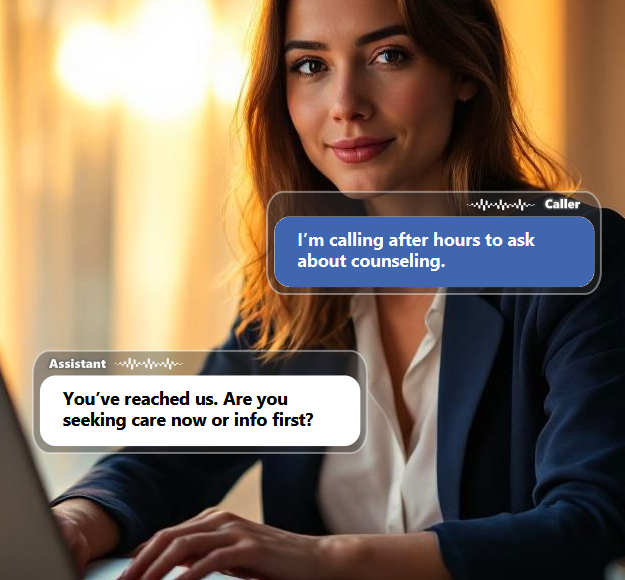 People do not always reach out for help during standard office hours....