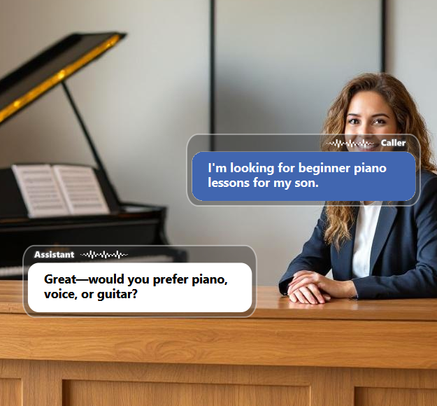 Different students need different instruction, whether they are asking about piano, voice,...