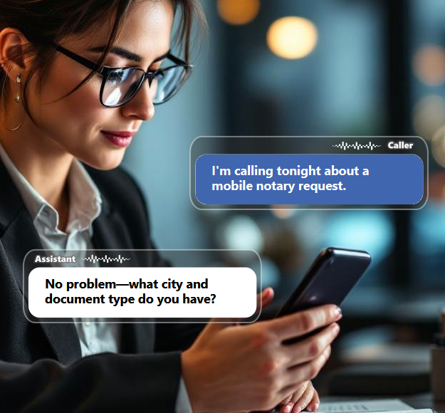 Notary requests often come outside standard office hours, especially when people are...
