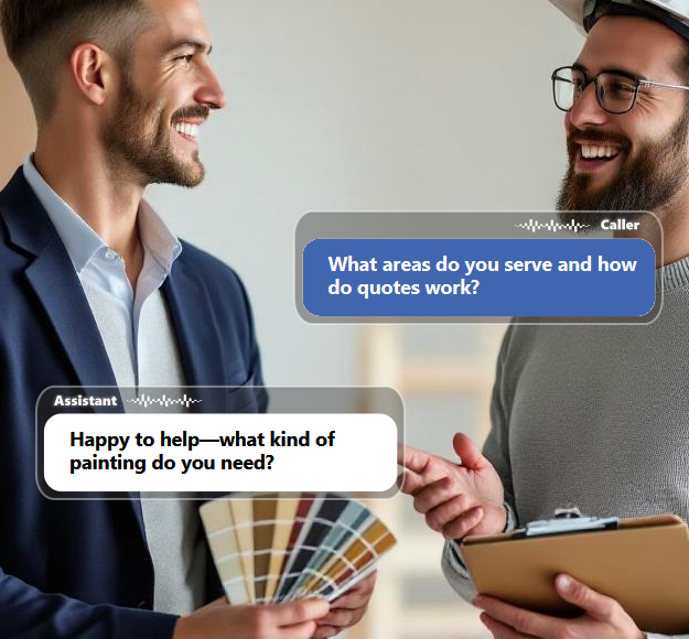Potential customers often ask about availability, service areas, prep expectations, paint types,...