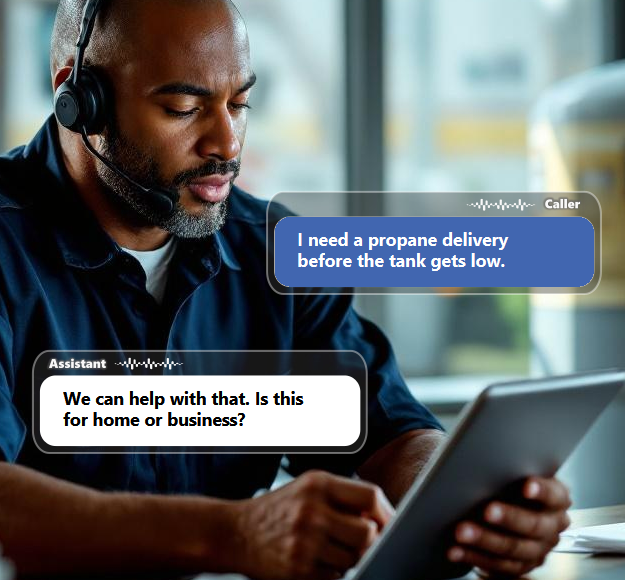 Propane customers often call about residential deliveries, tank refills, commercial service, account...