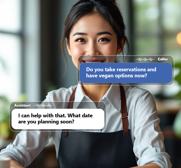 Many callers simply want quick answers before deciding where to dine. AI...